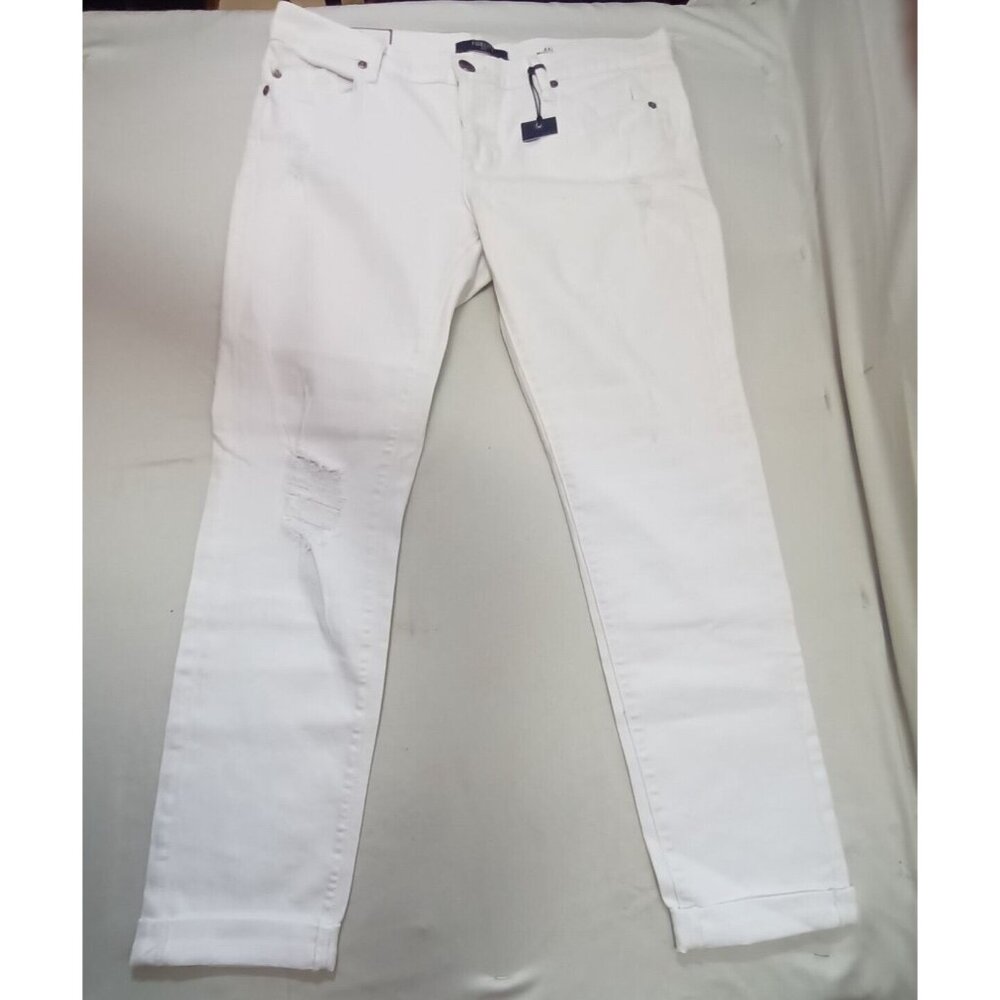 Fidelity Denim Womens AXL Relaxed Skinny Jeans Size 30 Anarchy White H1032 New